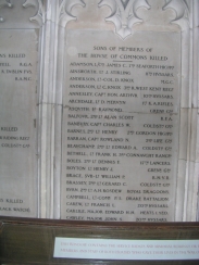 House of Commons Memorial